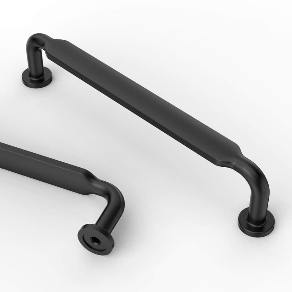 Matte Black Industrial Cabinet Pull Handle