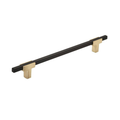 Matte Black & Brushed Gold Modern Cabinet Pull Handle